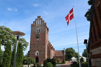 Foto: Henrik Sørensen. Ørslev Kirke d. 18. august 2018