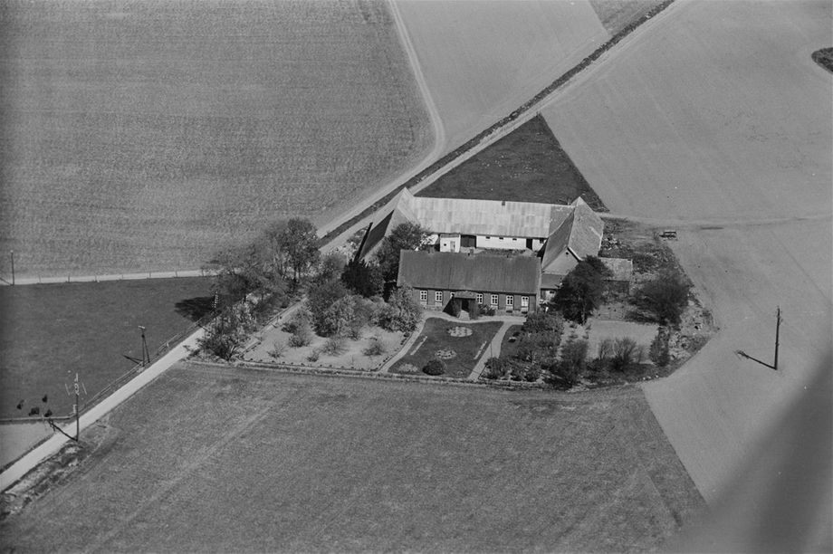 Dyssegård som den så ud 1936-38. Det Kongelige Bibliotek, Sylvest Jensen Luftfoto.